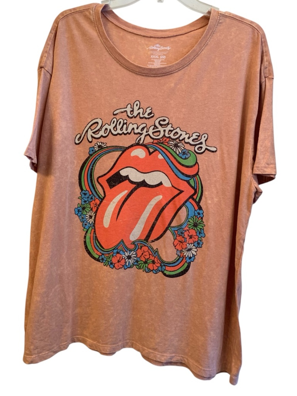 THE ROLLING STONES Terra Cotta Woman’s Short Sleeve Tee Shirt Plus Size XXL (22) - Picture 4 of 9